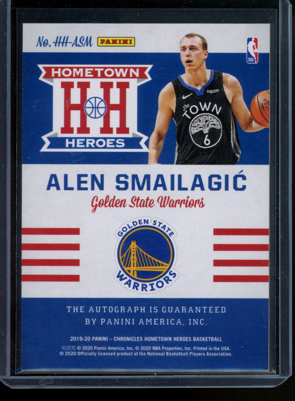 Alen Smailagic 2019-20 Panini Chronicles Hometown Heroes Red RC