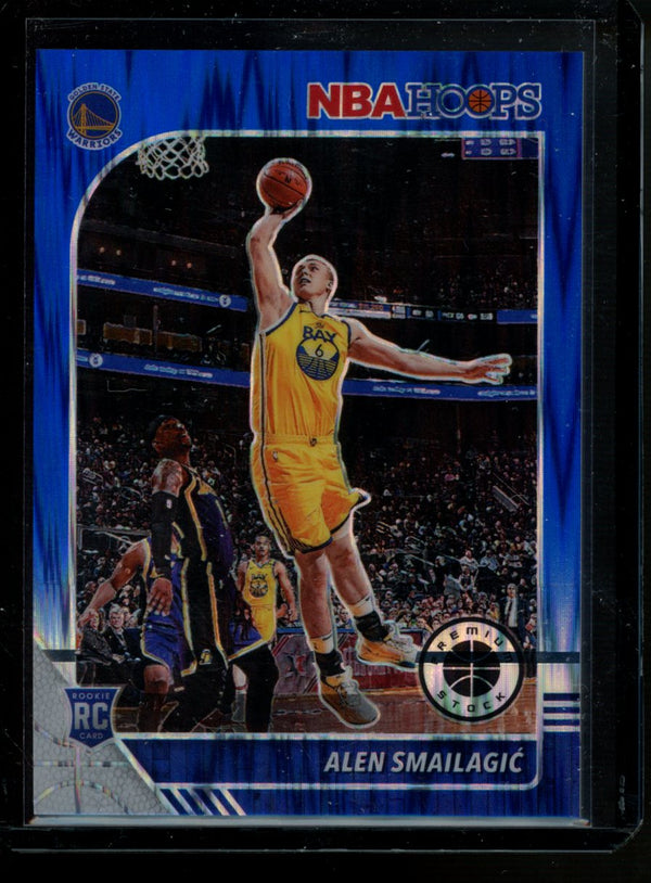 Alen Smailagic 2019-20 Panini Hoops Premium Blue Flash RC 19/49