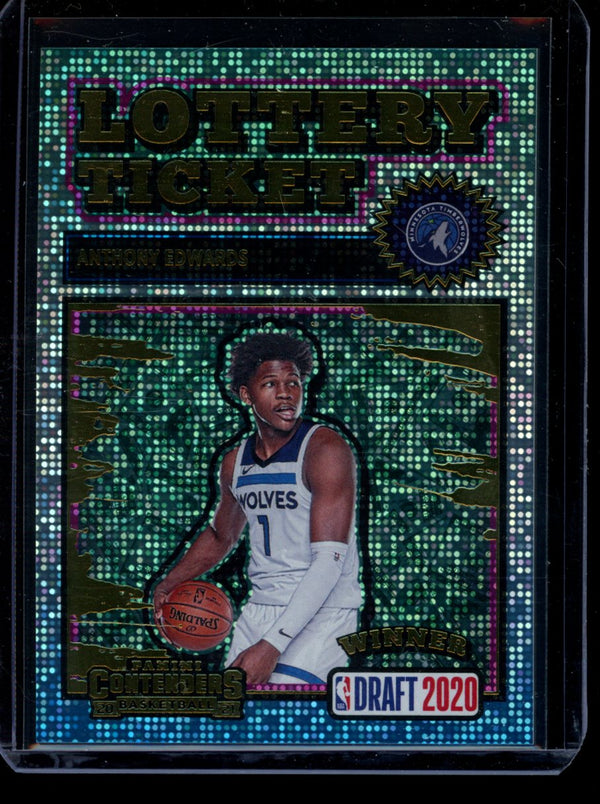 Anthony Edwards 2020-21 Panini Contenders Lottery Ticket RC