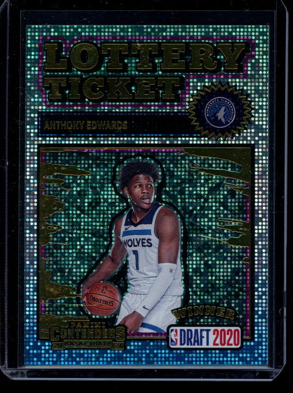 Anthony Edwards 2020-21 Panini Contenders Lottery Ticket RC