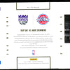 Rudy Gay / Andre Drummond 2016-17 Panini Preferred Vs : One on One Booklet 93/99