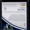 Ricky Rubio 2016-17 Panini Immaculate The Standard Patch 25/99