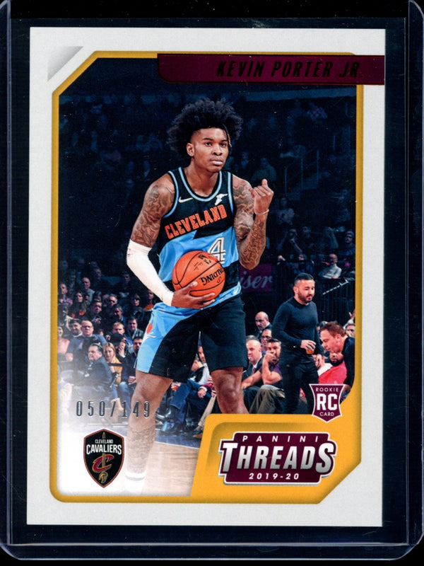 Kevin Porter Jr 2019-20 Panini Chronicles Red Threads  RC 50/149