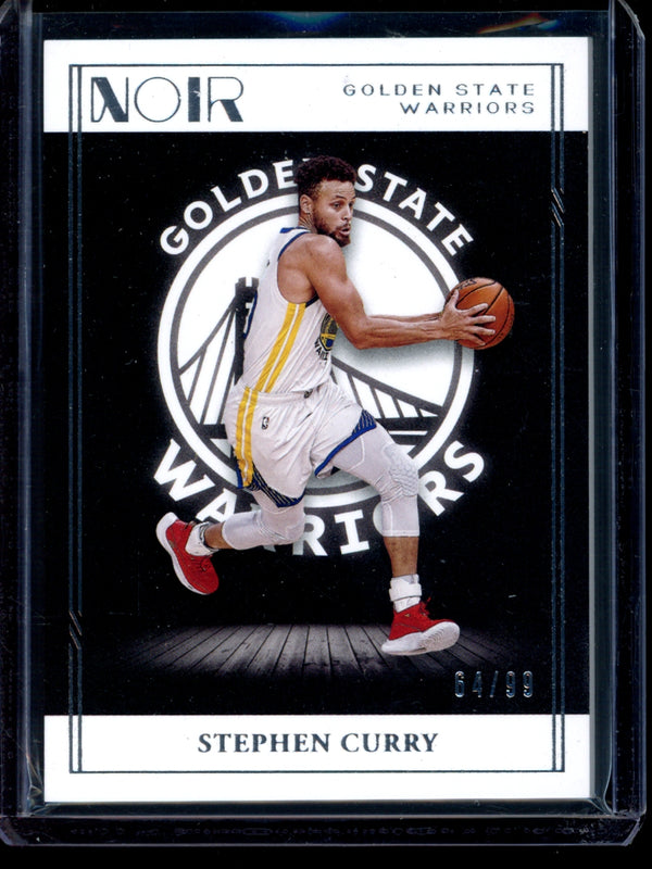Stephen Curry 2020-21 Panini Noir Association Edition 64/99