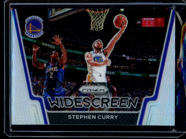 Stephen Curry 2020-21 Panini Prizm Widescreen Silver