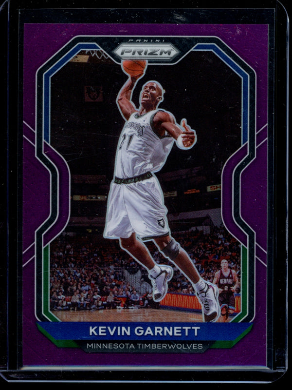 Kevin Garnett 2020-21 Panini Prizm Purple 54/99