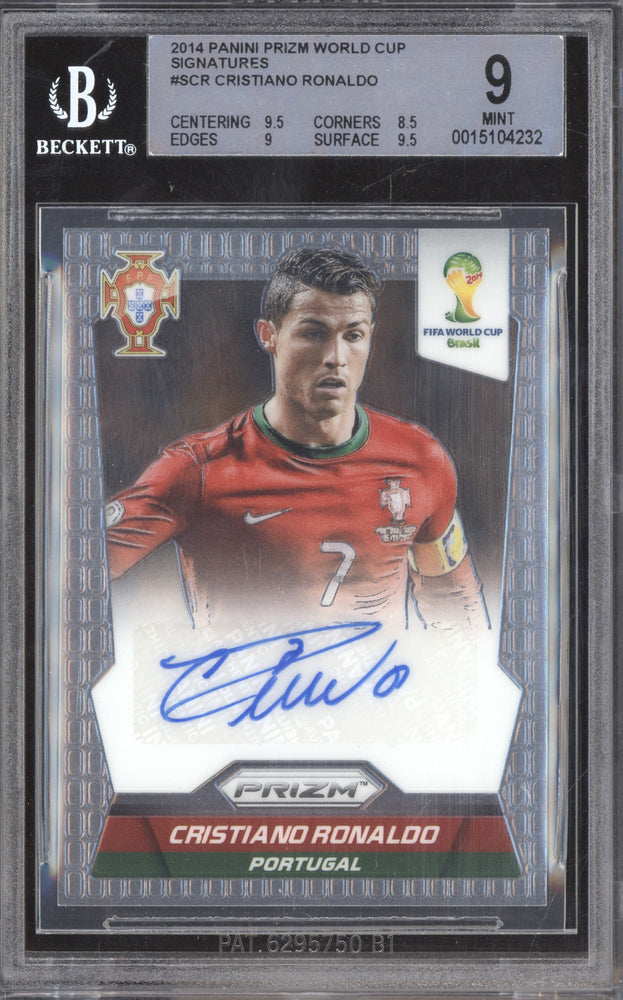 2018 Panini eminence Cristiano RONALDO auto /5 Gold auto 