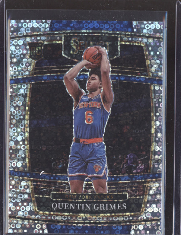 Quentin Grimes 2021-22 Panini Select 24 Disco RC