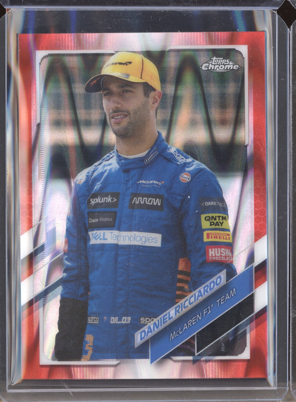 Daniel Ricciardo 2021 Topps Chrome 29 Red Wave 2/5