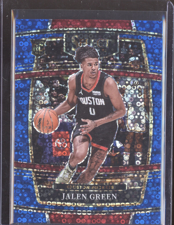 Jalen Green 2021-22 Panini Select 7 Blue Disco RC 11/25