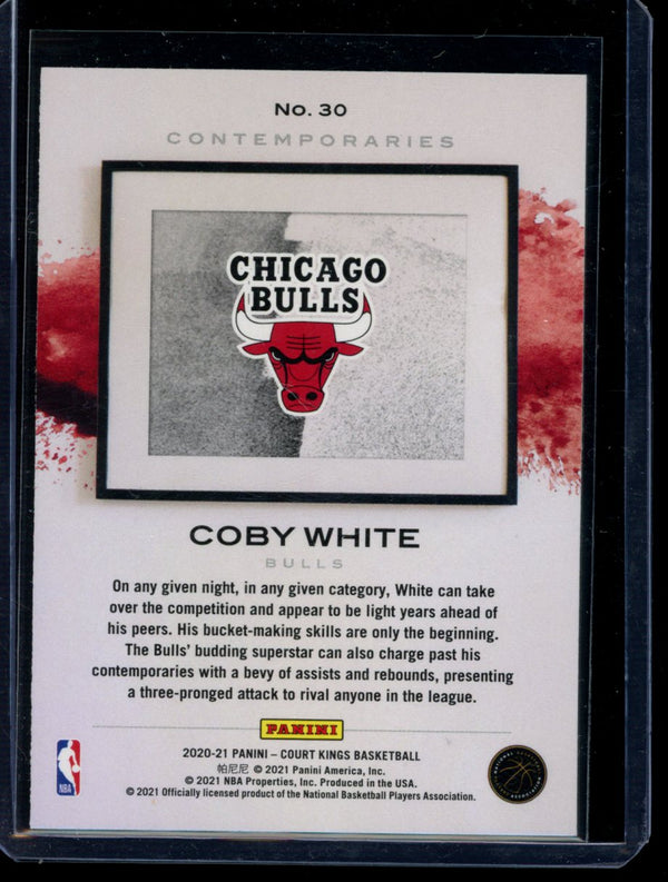 Coby White 2020-21 Panini Court Kings Contemporaries