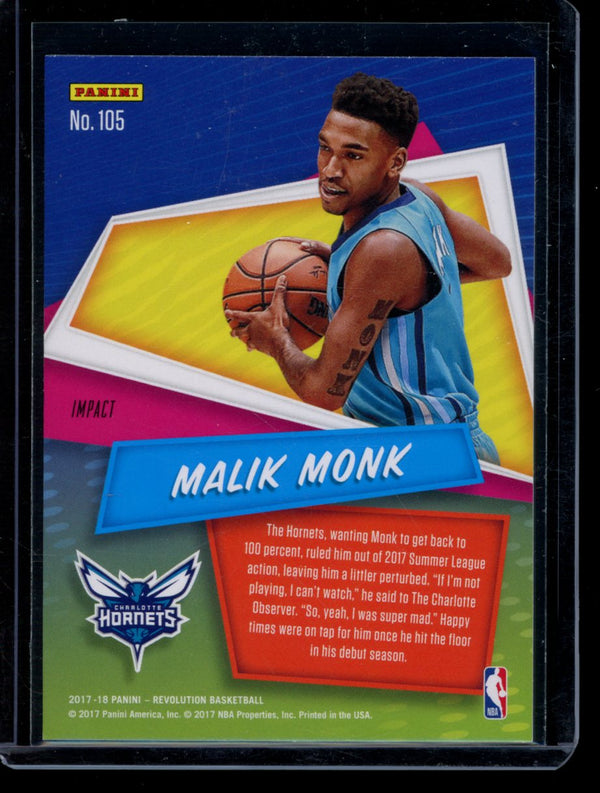 Malik Monk 2017-18 Panini Revolution Impact RC