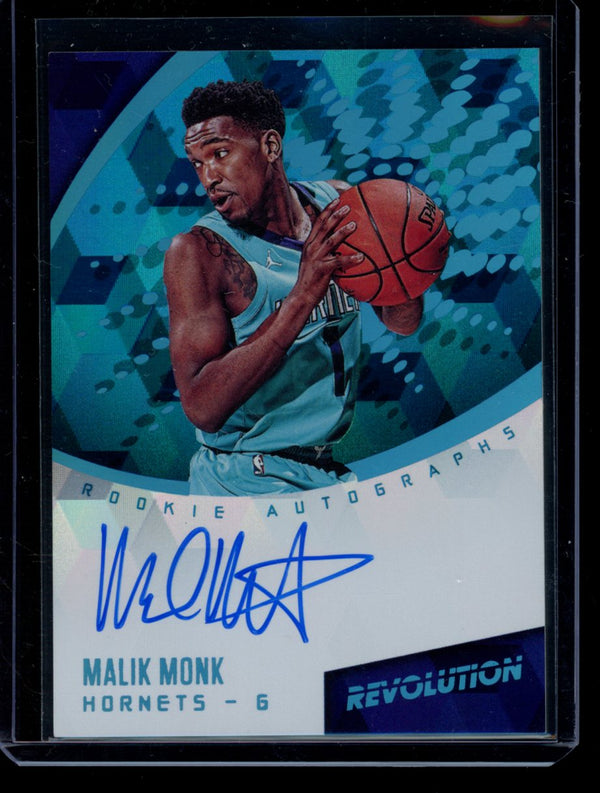 Malik Monk 2017-18 Panini Revolution Rookie Autographs RC 16/50