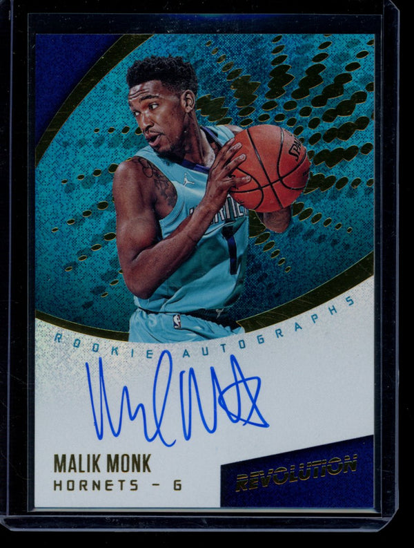 Malik Monk 2017-18 Panini Revolution Rookie Autographs RC