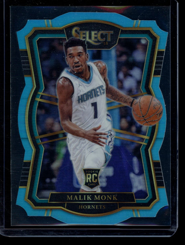 Malik Monk 2017-18 Panini Select Light Blue Premier Die cut RC 110/185