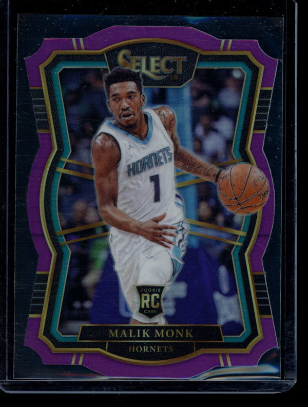 Malik Monk 2017-18 Panini Select Purple Premier Die cut RC 13/99