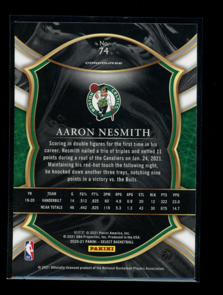 Aaron Nesmith 2020-21 Panini Select Concourse RC