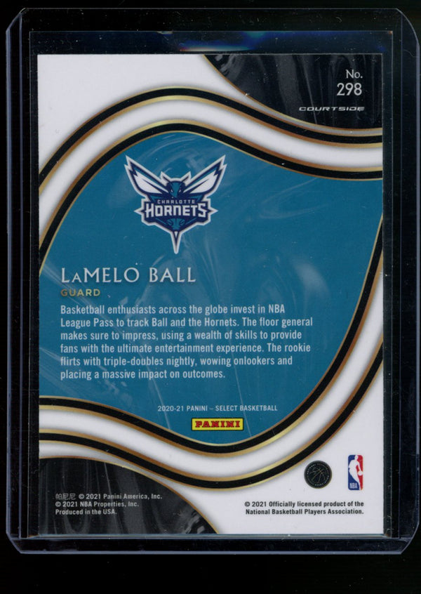 LaMelo Ball 2020-21 Panini Select  Courtside  RC