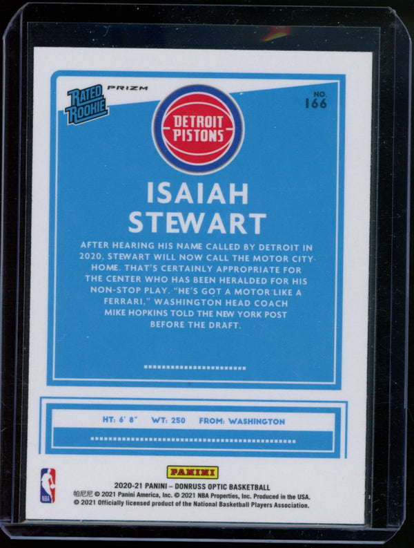 Isaiah Stewart  2020-21 Panini Optic  Holo  RC