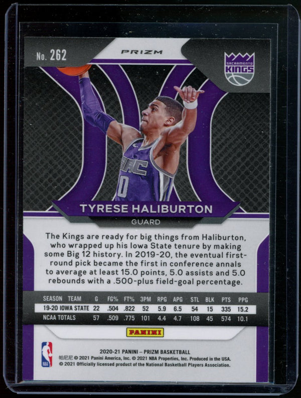 Tyrese Haliburton  2020-21 Panini Prizm  Hyper  RC