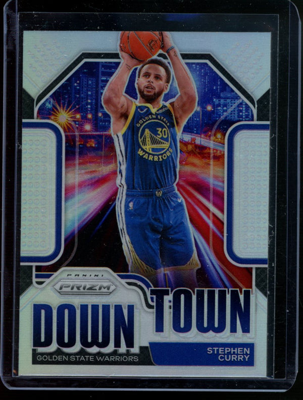 Stephen Curry 2020-21 Panini Prizm  Downtown Silver Prizm