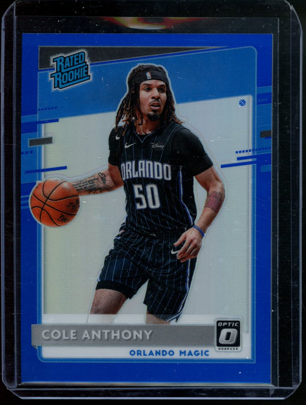 Cole Anthony  2020-21 Panini  Optic  Blue Holo  RC  48/59