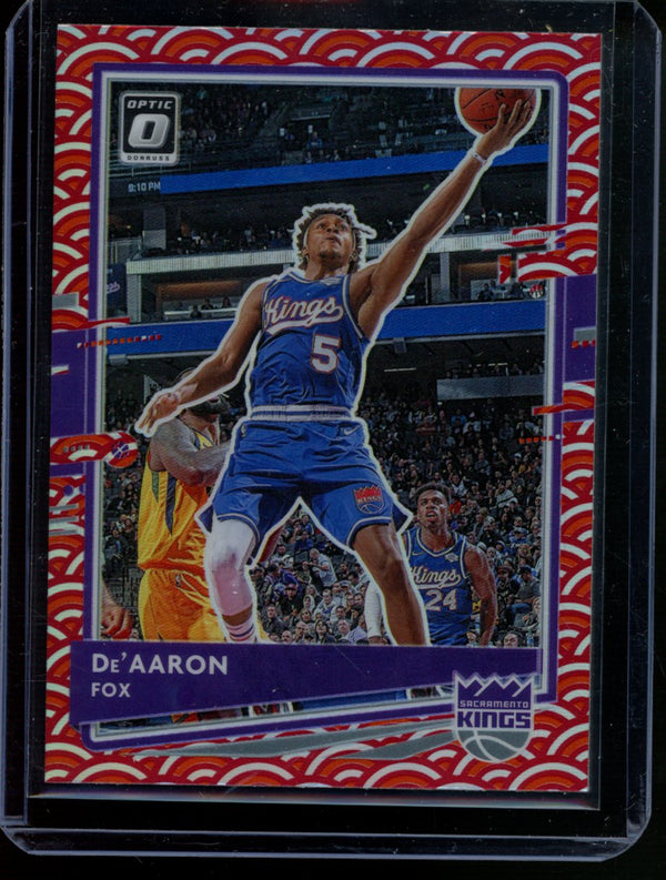 De'Aaron Fox  2020-21 Panini Optic  Photon Holo