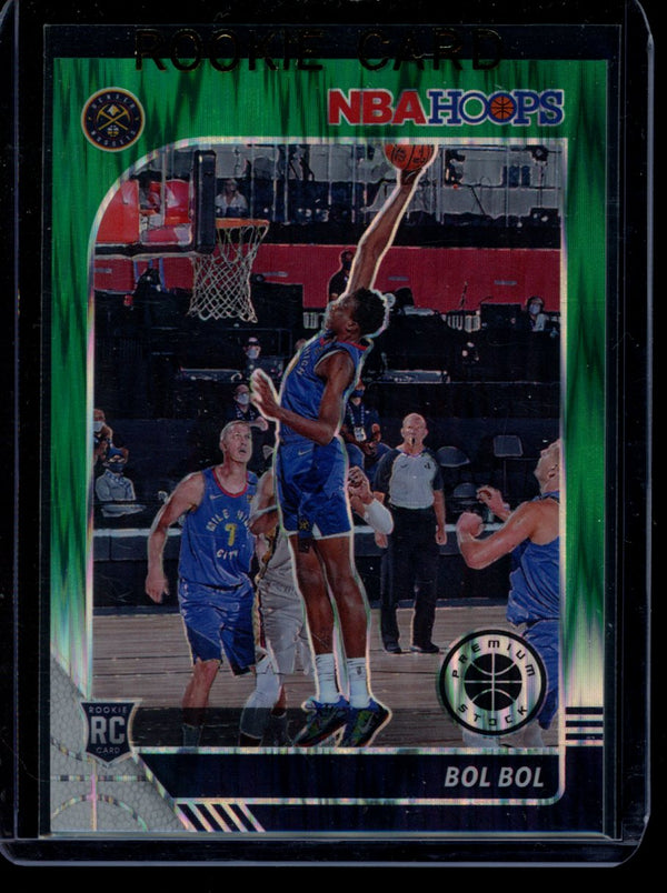 Bol Bol 2019-20 Panini Hoops Premium Green Flash RC 11/99