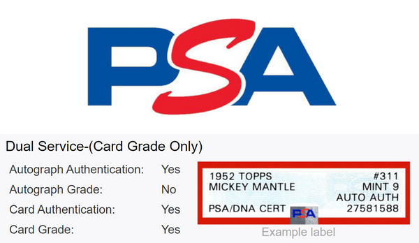 PSA Grading: Cards Under $2,500USD