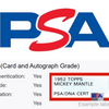 PSA Grading: Cards Under $1,500USD