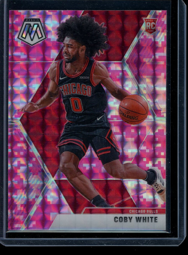 Coby White 2019-20 Panini Mosaic Pink Camo RC