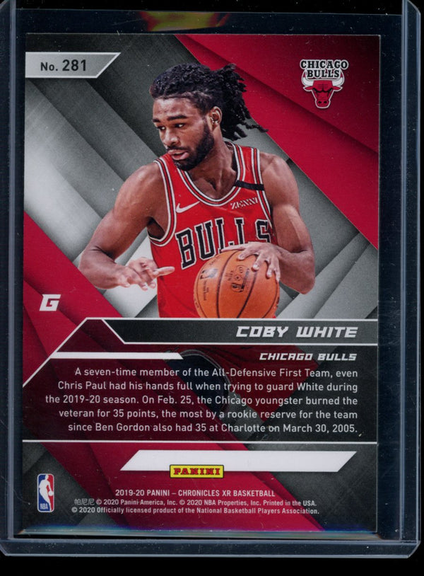 Coby White 2019-20 Panini Chronicles XR RC