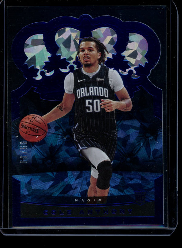 Cole Anthony 2020-21 Panini Crown Royale Blue Crystal RC 95/99