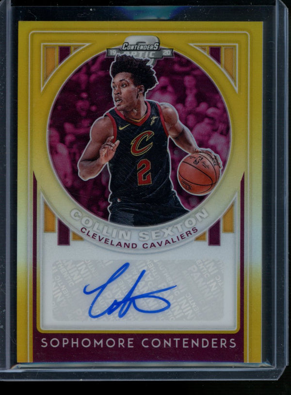 Collin Sexton 19-20 Contenders Optic Sophomore Contenders Auto Gold 08/10