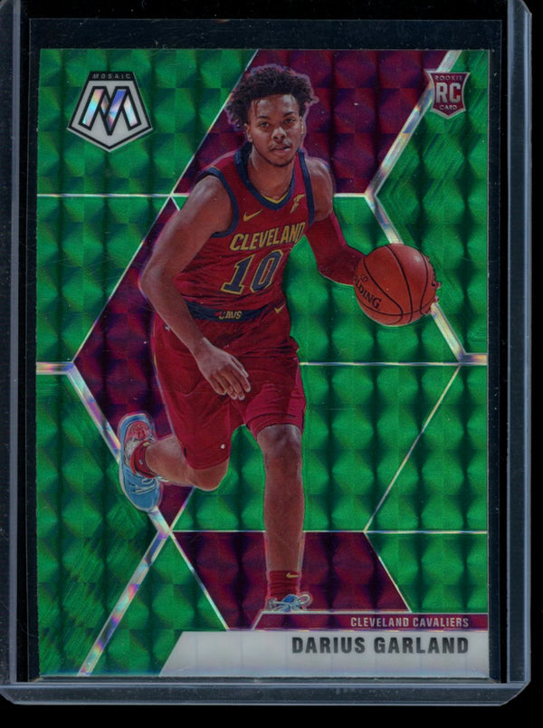 Darius Garland 2019-20 Panini Mosaic Green Prizm RC