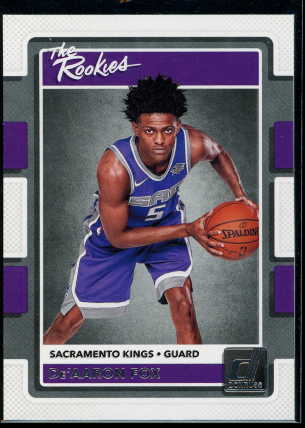 De'Aaron Fox 2017-18 Panini Donruss RC