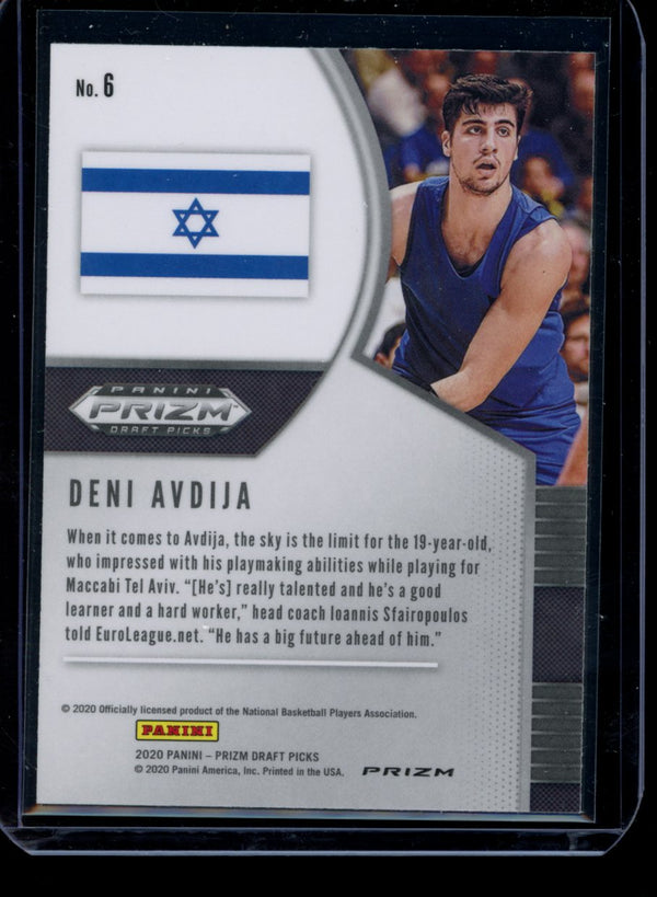 Deni Avdija 2020 Panini Prizm Draft Picks Hyper RC