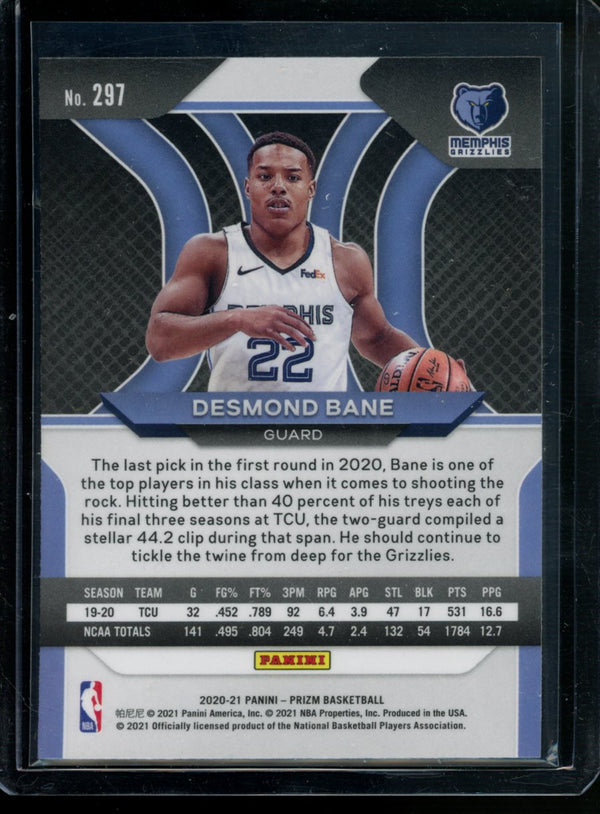 Desmond Bane 2020-21 Panini Prizm RC