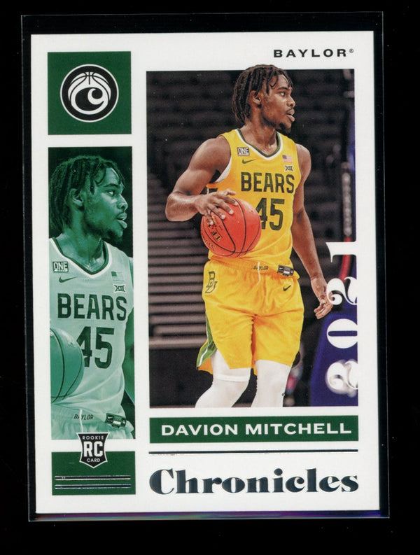 Davion Mitchell 2021 Panini Chronicles Draft Picks RC