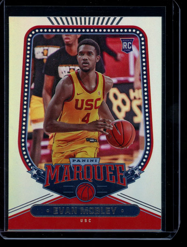 Evan Mobley 2021 Panini Chronicles Draft Picks Marquee RC