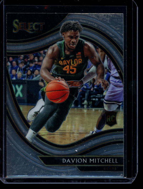 Davion Mitchell 2021 Panini Chronicles Draft Picks Select Courtside RC