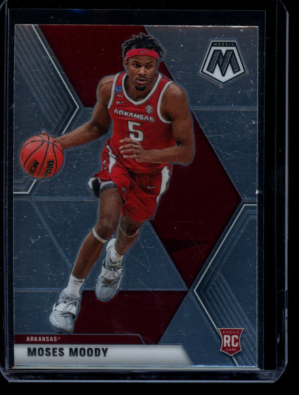 Moses Moody 2021 Panini Chronicles Draft Picks Mosaic RC