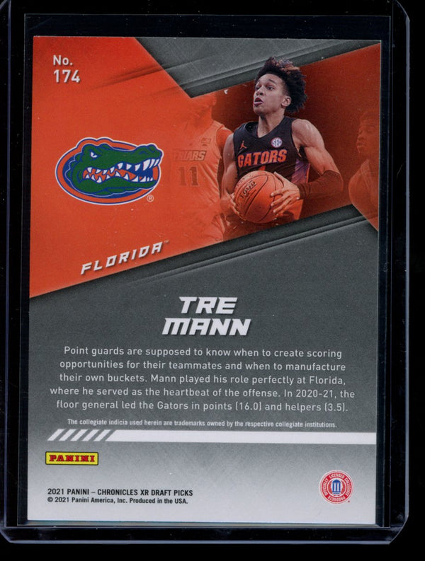 Tre Mann 2021 Panini Chronicles Draft Picks XR RC