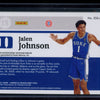 Jalen Johnson 2021 Panini Chronicles Draft Picks Encased Substantial Swatches RC