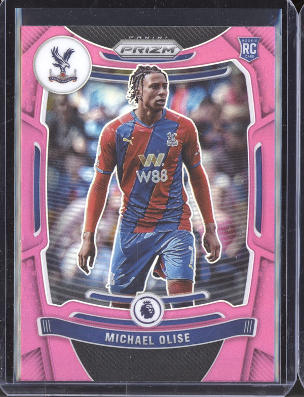 Michael Olise 2021-22 Panini Prizm Premier League Pink Prizm RC