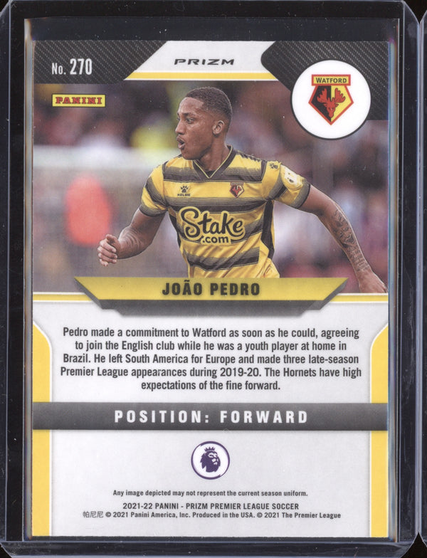 Joao Pedro 2021-22 Panini Prizm Premier League Pink Prizm RC