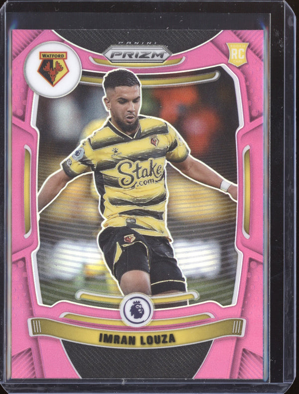 Imran Louza 2021-22 Panini Prizm Premier League Pink Prizm RC