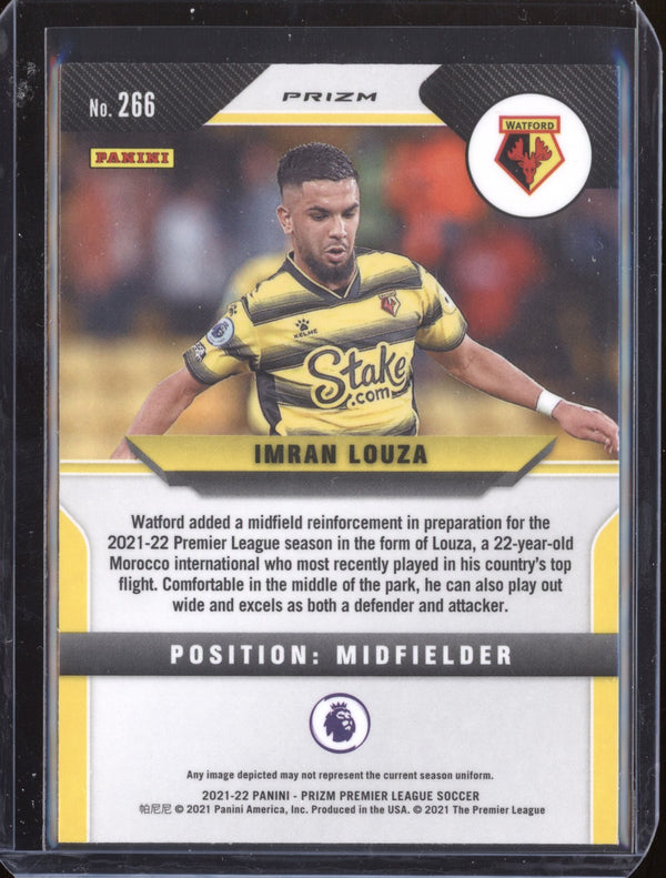 Imran Louza 2021-22 Panini Prizm Premier League Pink Prizm RC