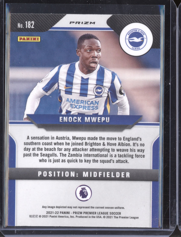 Enock Mewpu 2021-22 Panini Prizm Premier League Hyper Prizm RC