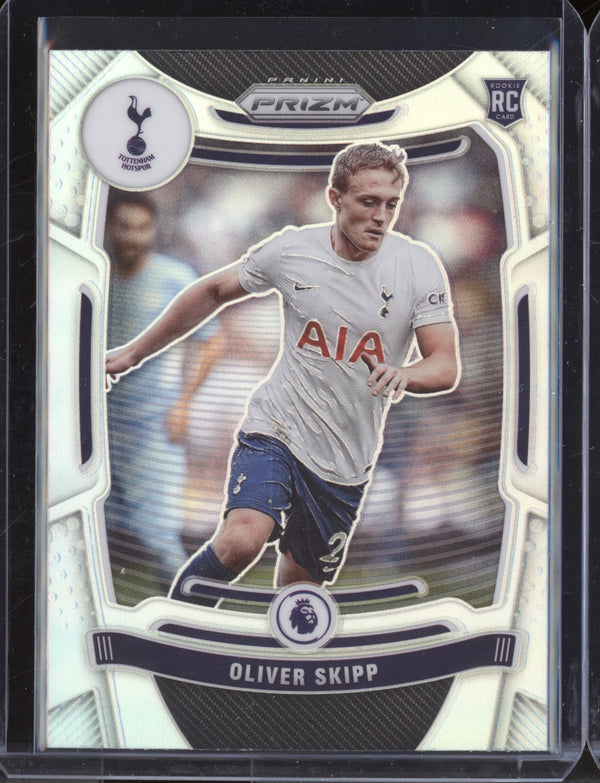 Oliver Skipp 2021-22 Panini Prizm Premier League Silver Prizm RC